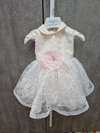 Vestito rosa cipria