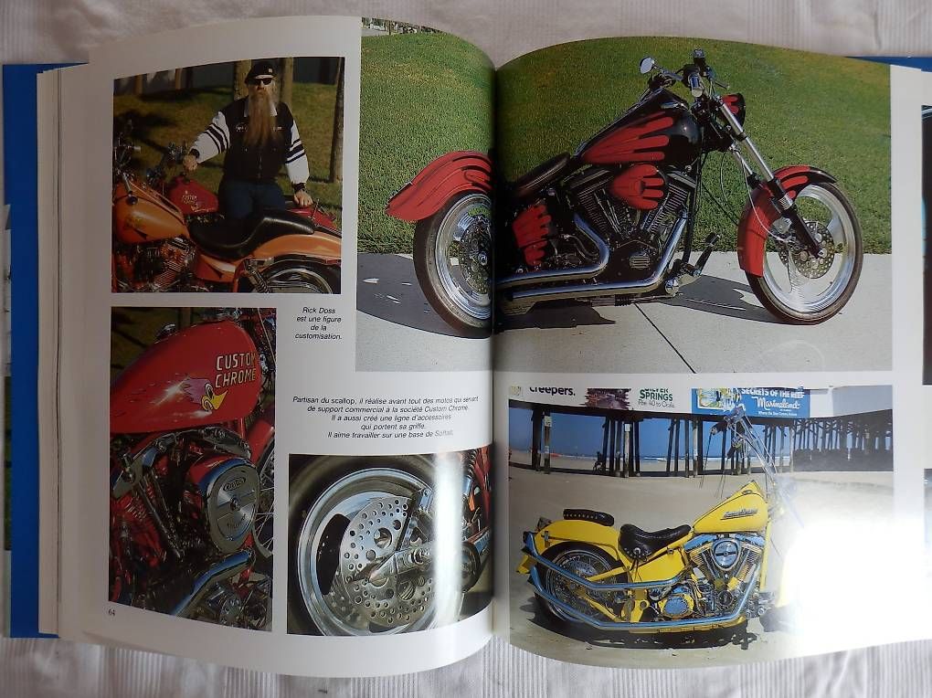Libri: Livre Harley Davidson " Les plus belles H.D. " – Usato da Hauterive NE venduto da Davidsonson 2