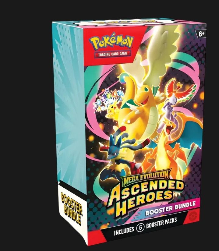 Pokémon Carte collezionabili: 3 x Ascenden Heroes Booster Bundle in EN – Nuovo (secondo la descrizione) da Wallbach venduto da lexxtrack