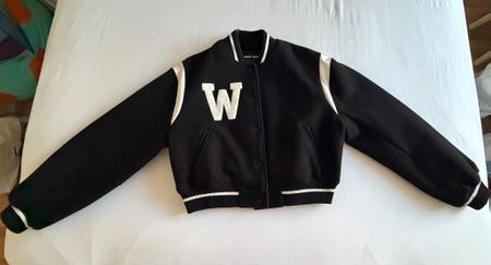 Tally Weijl Varsity Jacket black white like new