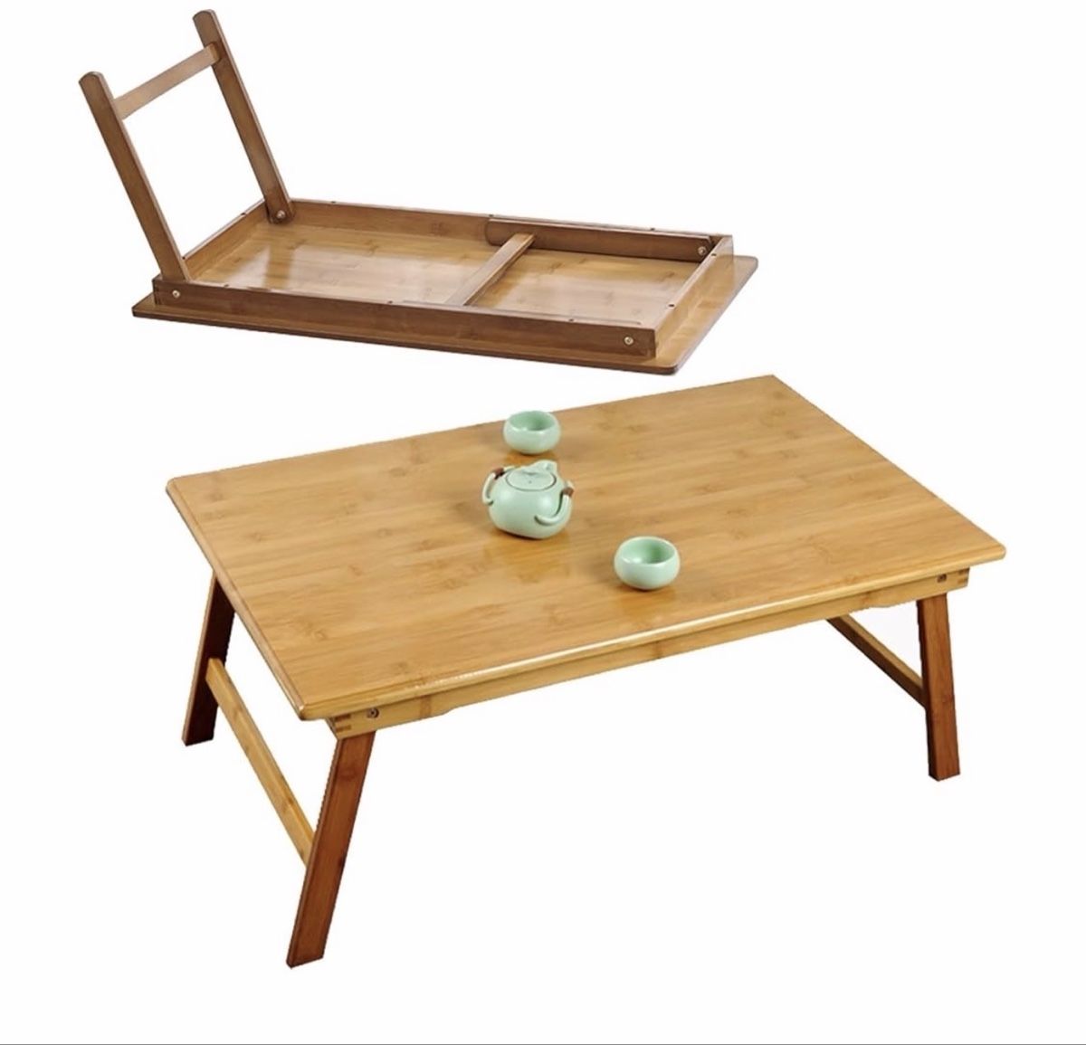 Tavoli: Table basse pliante en bambou état comme neuf – Usato da La Chaux-de-Fonds venduto da Sabinchenn