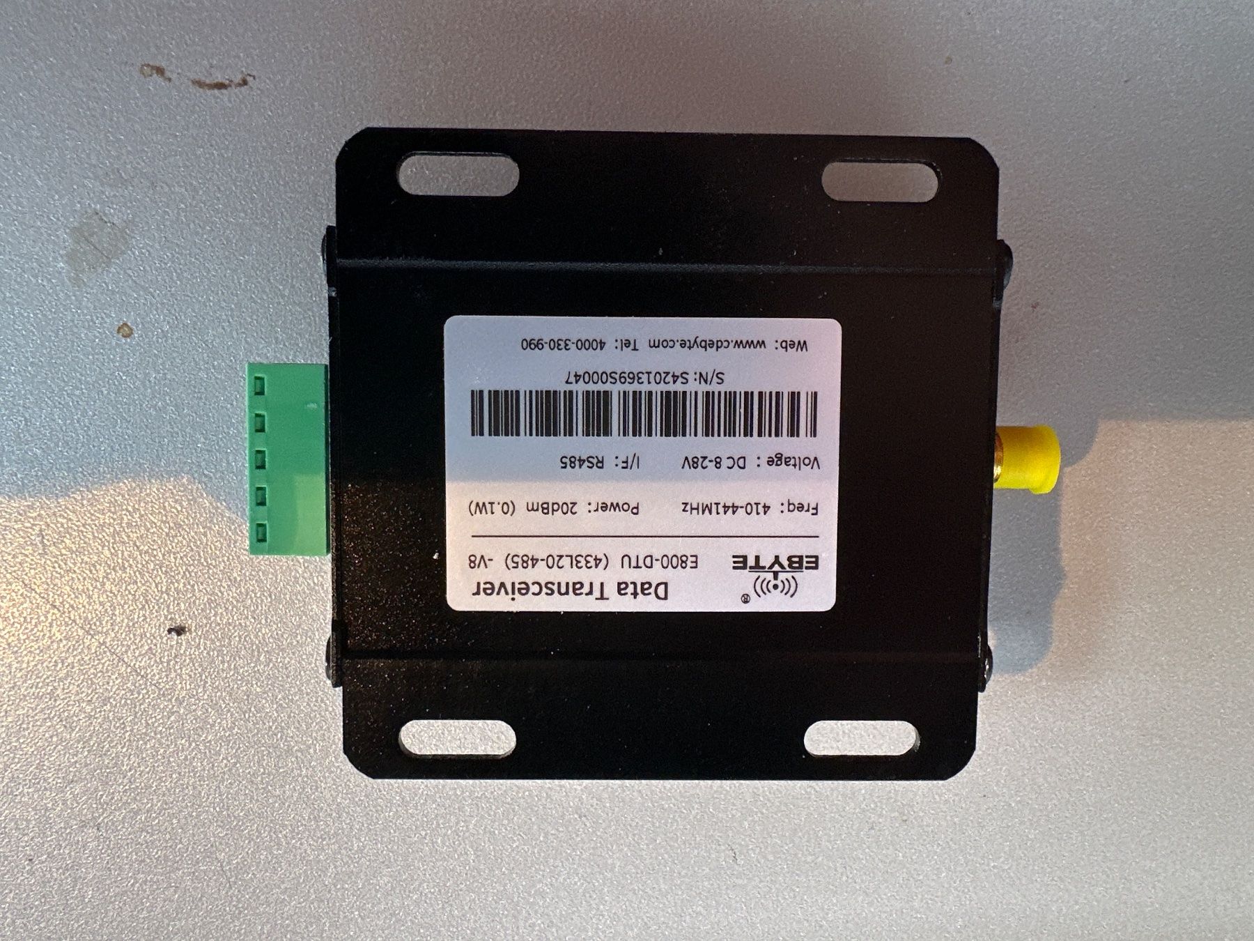 Ricevitori: Ebyte E800-DTU Funk Datenreceiver – Usato da Brügg BE venduto da TSP02 1