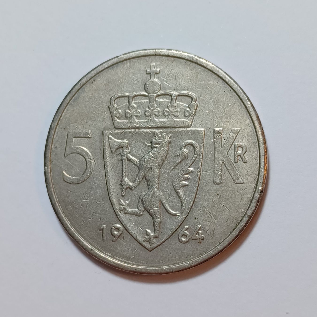Tutti le monete: 5 Kronen 1964 Norwegen – Usato da Pfäffikon ZH venduto da Welt_Muenzen