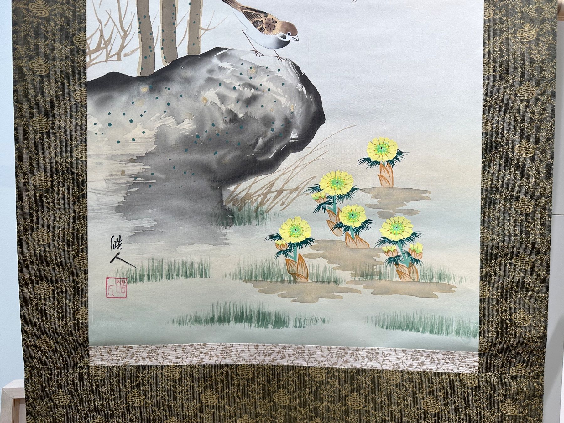 Poster & Bilder: Rollbild Japan Kakejiku „Suzume" – Gebraucht aus Bern von mbtiti 4