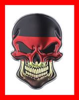 Aluminium Totenkopf Deutschland Sticker Skull Berlin München