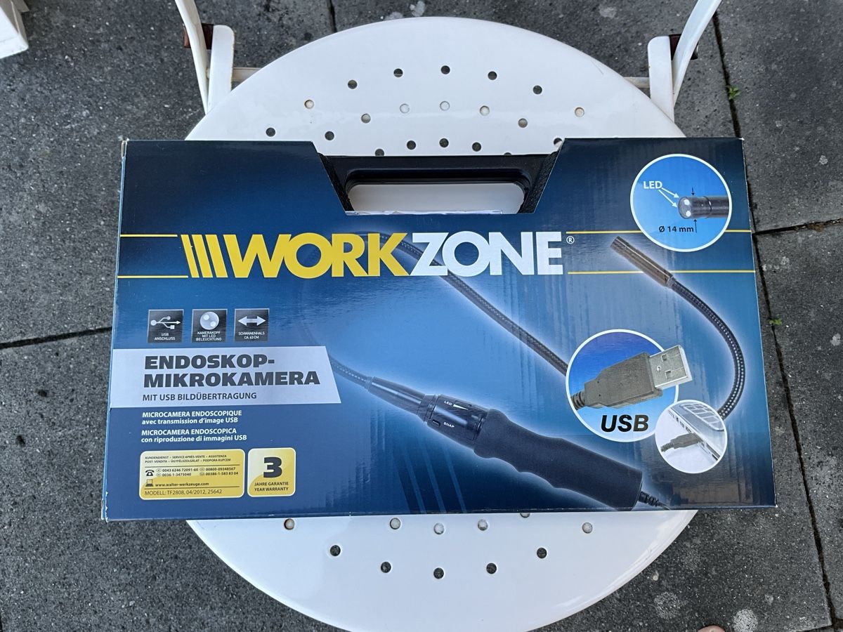 Alle Werkzeuge: WORKZONE Endoskop-Mikrokamera 640x480 USB neu – Neu (gemäss Beschreibung) aus Thal von nocheli