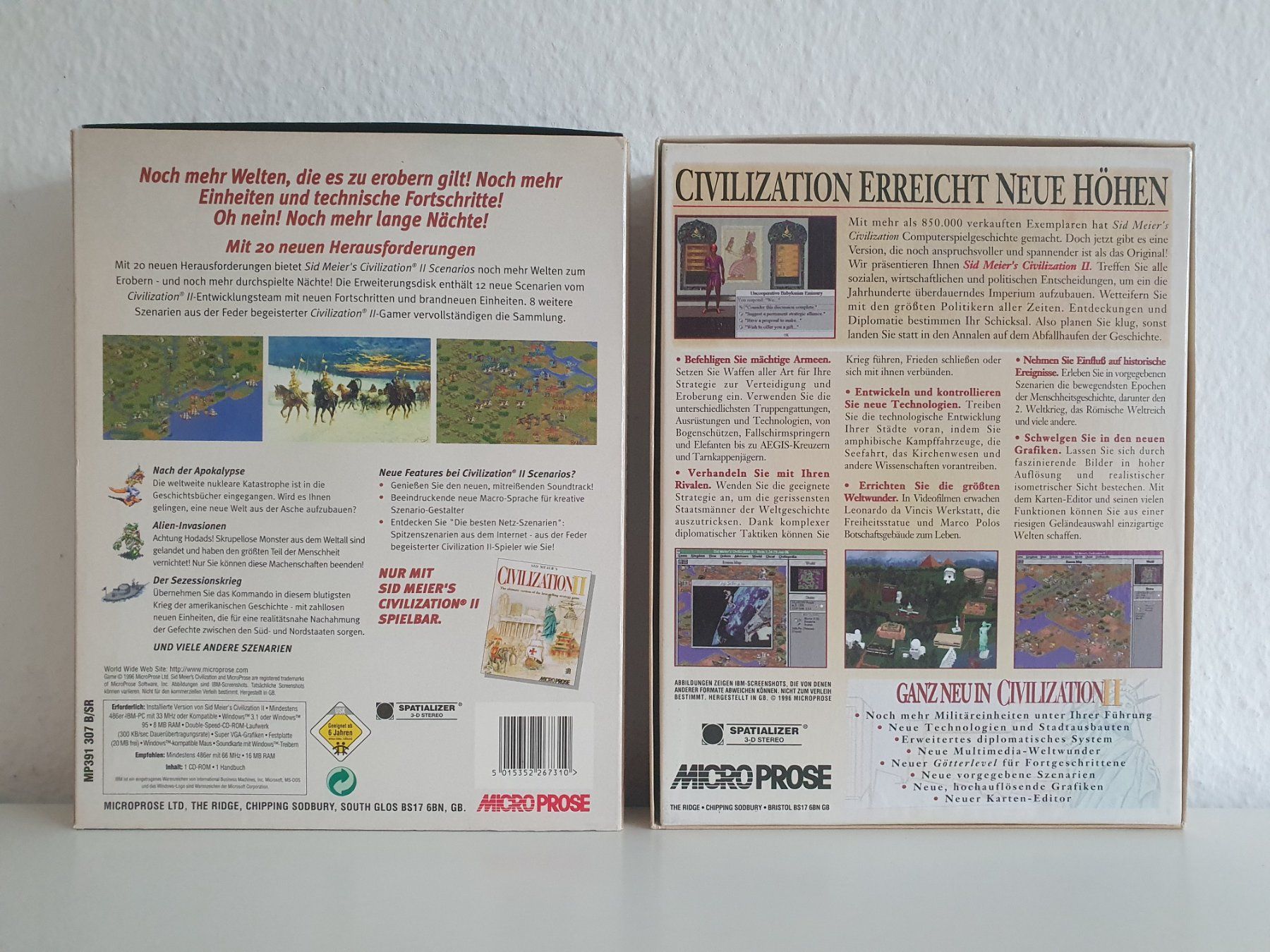 Spiele: PC Game Civilization II + Add-On 1994+ Big Box Bundle +Guide – Gebraucht aus Greifensee von perfectioN88 2