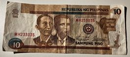 Philippinen 10 Piso 2000