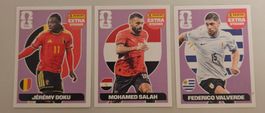 Panini WM 2026 - Extra Sticker Salah / Doku / Valverde