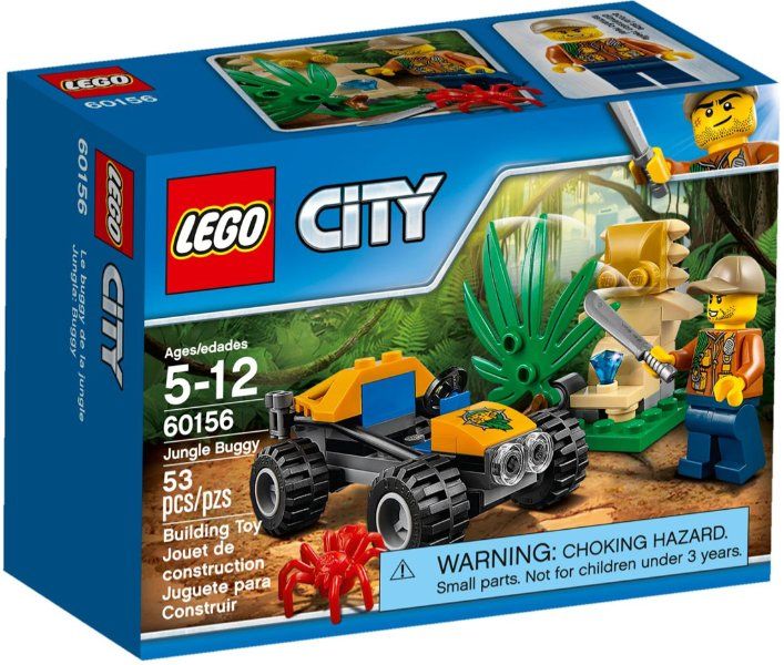 Lego Kit di costruzioni: LEGO City 60156 Jungle Buggy – Nuovo e nell'imballaggio originale da Basadingen venduto da NekoBricks