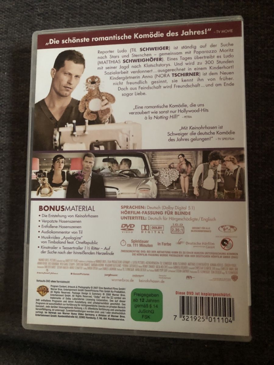 Tutti i DVDs: DVD, KEIN OHR HASEN – Usato da Balsthal venduto da Katzenfan99 1