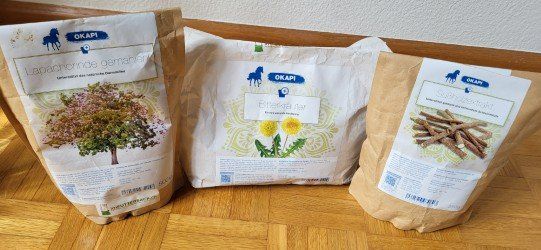 Mangimi: Okapi Bitterkräuter, Süssholzextrakt, Lapachorinde gemahlen – Usato da Duggingen venduto da lot-of-fun