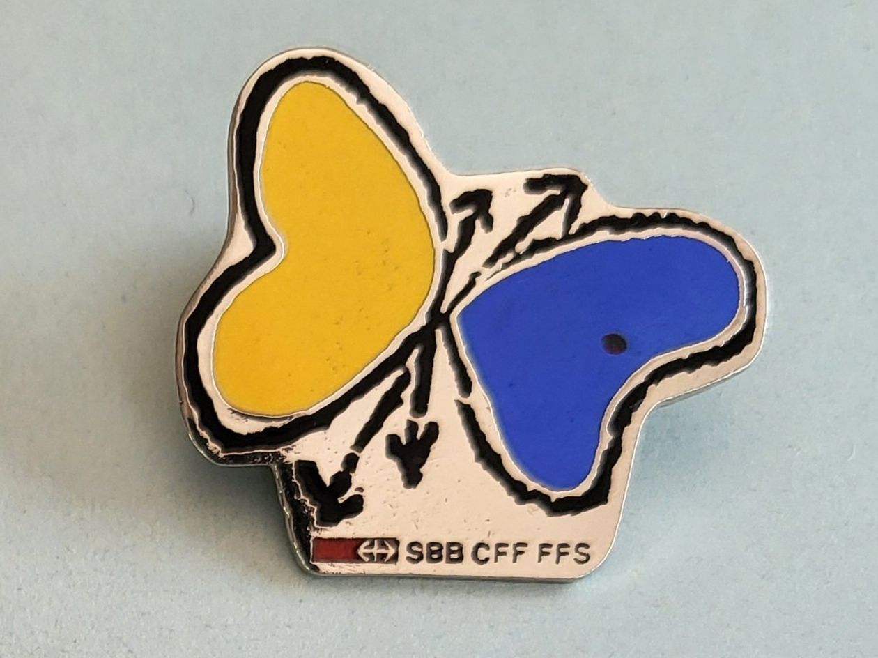 SBB/CFF/FFS Plaquettes & Badges: Pin Farfalla SBB CFF FFS – D'occasion à Castione par Rx-stamps