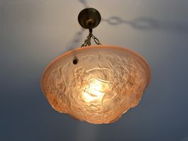 Artdeco Deckenlampe mit spezzielle Satinierte Glas