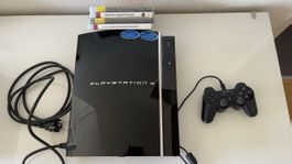 PlayStation 3, 40GB Laser Defekt! Inclusive 4Spiele