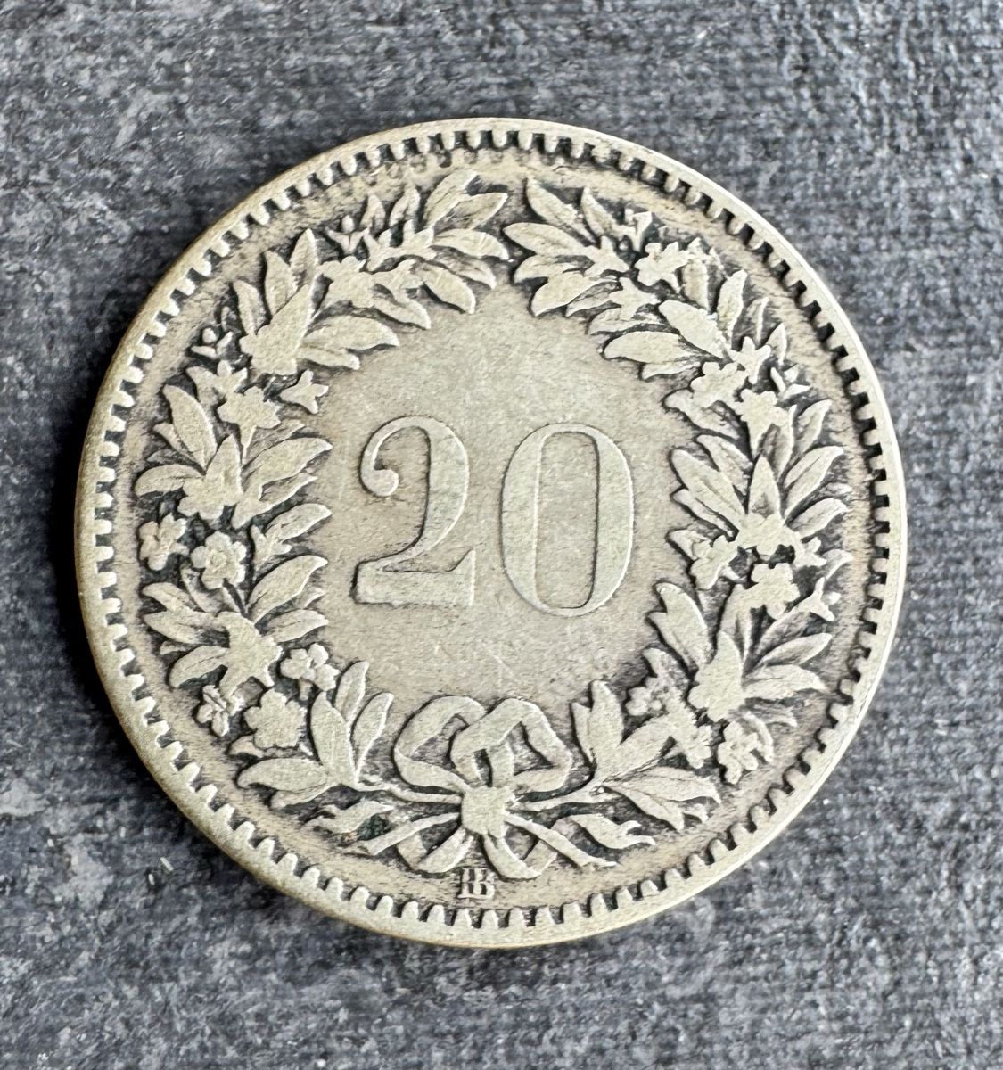 Tutti le monete: 20 Rappen 1850 – Usato da Meilen venduto da coins4sale 1