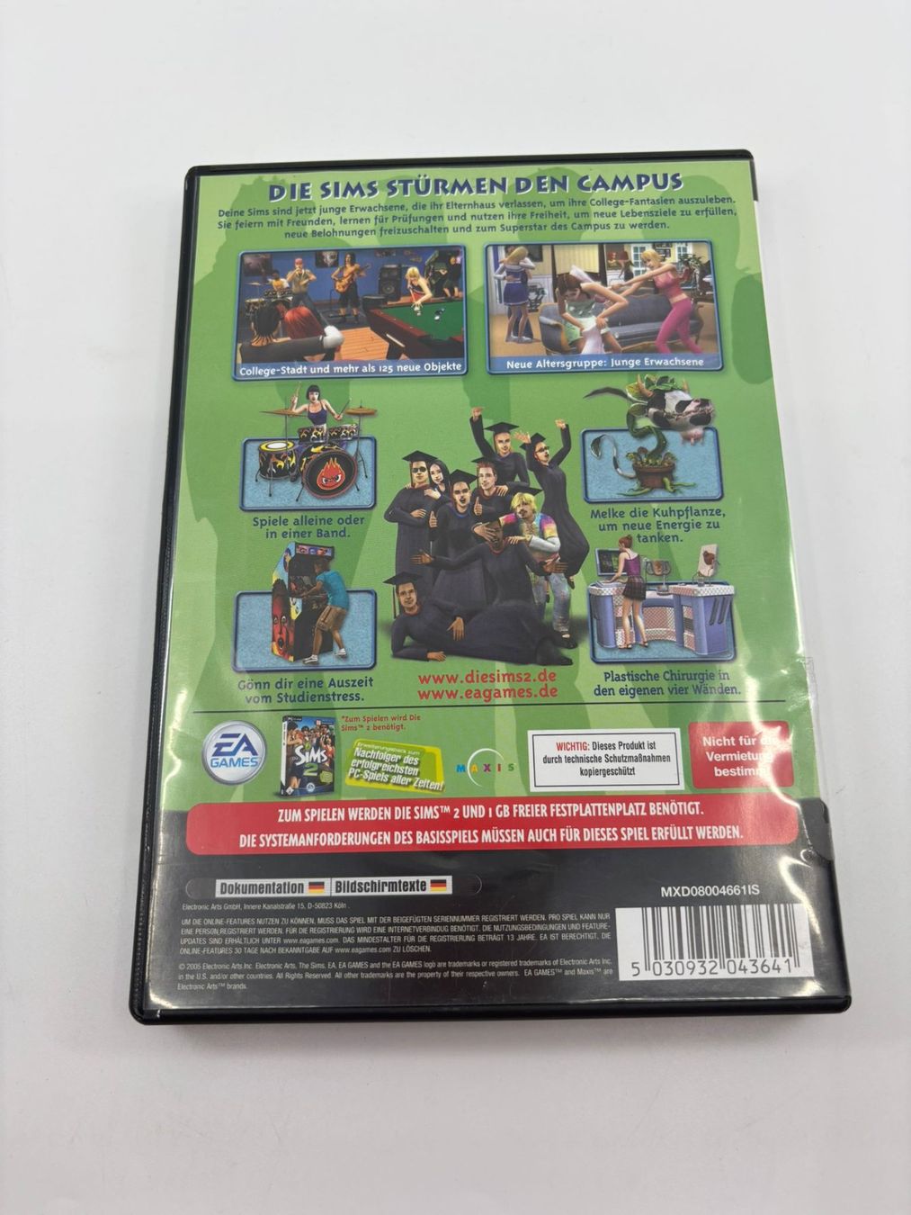 Giochi: Die Sims 2 - Wilde Campus-Jahre (PC) – Usato da Herisau venduto da Seyashop1 2