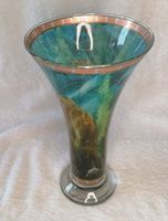 Wunderschöne Blumenvase, Unikat signiert