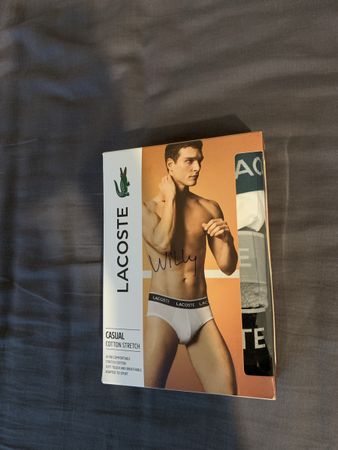 LACOSTE Slips Casual Cotton Stretch M Neuf