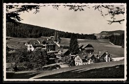AK Schlegwegbad, Ortsansicht mit Hotel und Häusern, Bes. Fam