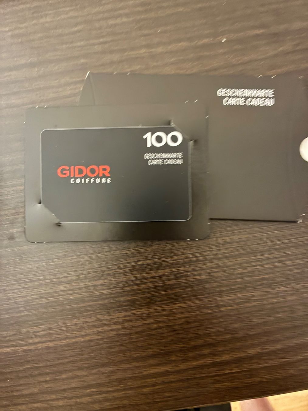 Gidor Coiffure Buoni: Gidor Geschenkkarte – Nuovo e nell'imballaggio originale da Basel venduto da fairdeal061