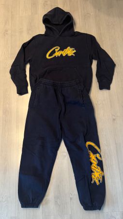 Satin Apploque ALLSTARZ Tracksuit - Navy - CRTZRTW