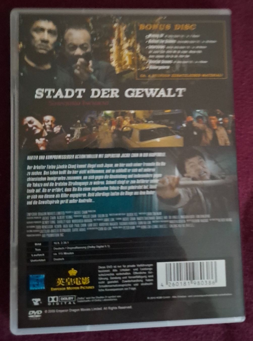 Tutti i DVDs: Stadt der Gewalt – Usato da Basel venduto da mgn_ft72 1