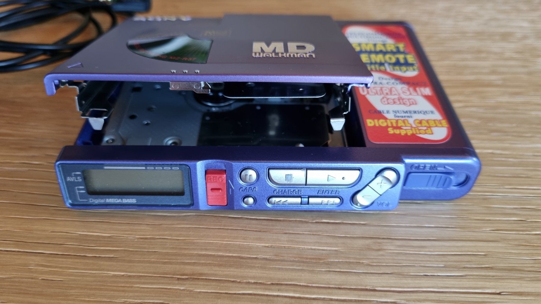 Sony Minidisc: Minidisc SONY MZ-R37 / Remote RM-MZ4R – Gebraucht aus Couvet von Mima0077 4