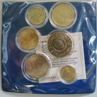 Münzset Zypern mit 6 alten Kursmünzen + Zertifikat, OVP!
