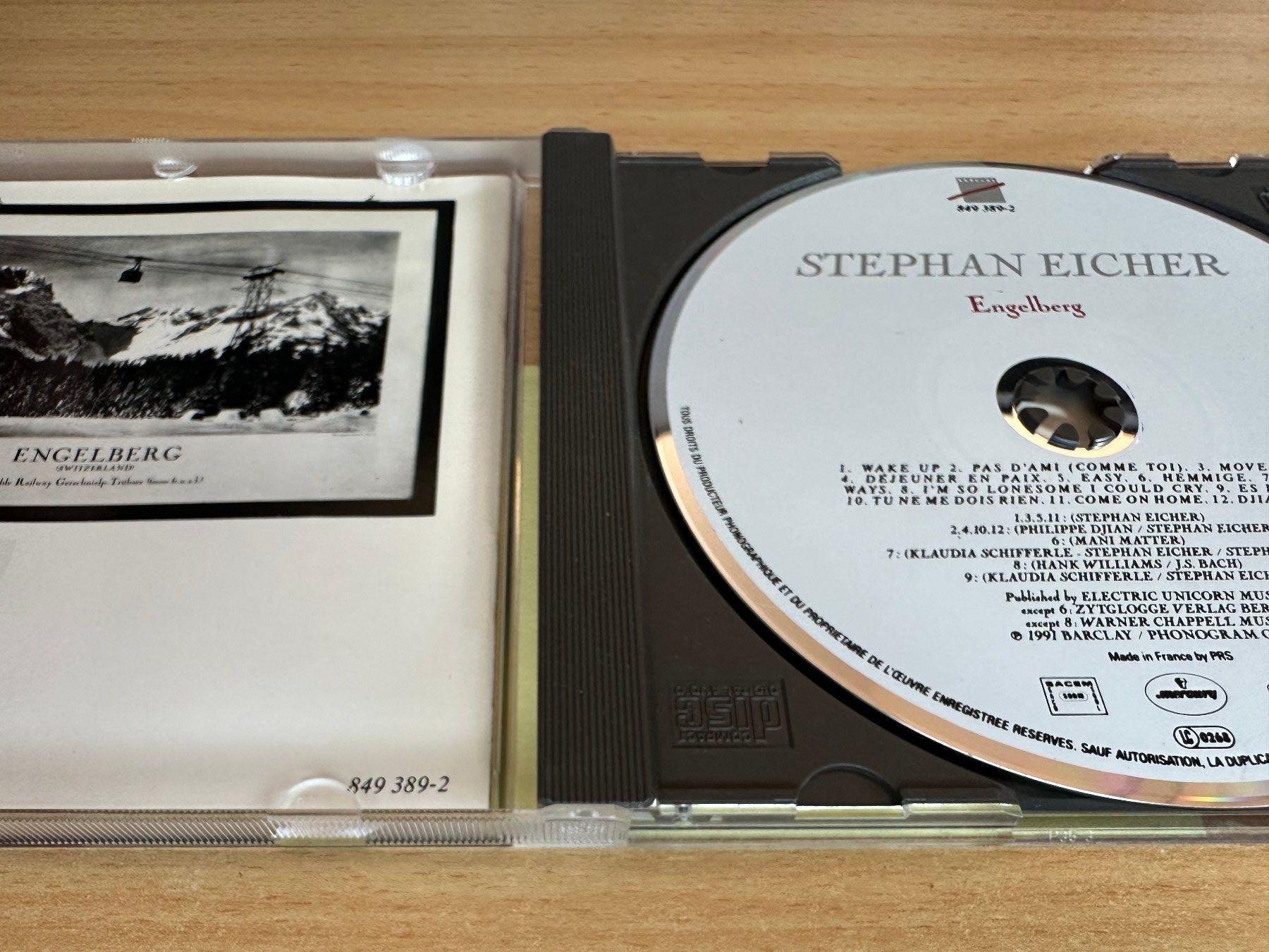 CD: Stephan Eicher – Engelberg – Usato da Rikon im Tösstal venduto da Alpenmutz 2