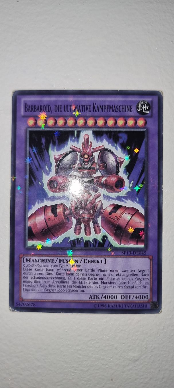 Karten: Yugioh Barbaroid – Gebraucht aus Suhr von qkr_62qb