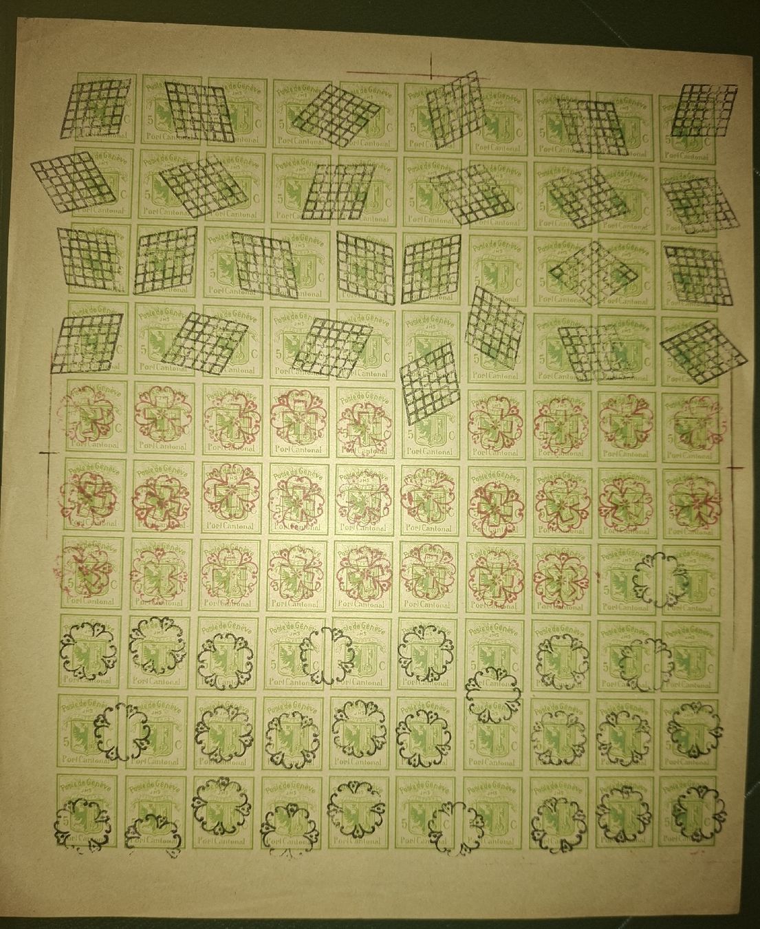 Alle Briefmarken: Fac - Smile Genfer Adler – Gebraucht aus Balgach von SIMEON27