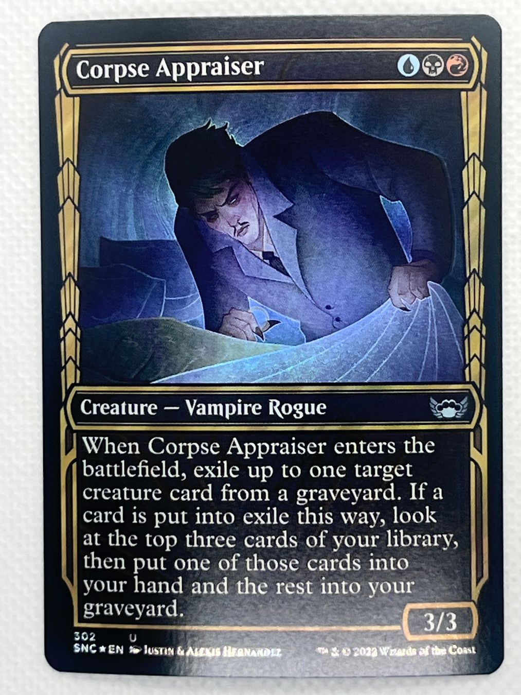 Magic The Gathering Carte collezionabili: MTG Corpse Appraiser SNC 302 Englisch Uncommon Showcase Foil – Usato da Hinterkappelen venduto da Kim1992