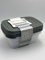 Tupperware Set, 3 Stk. Grau, Frischhaltedosen, Neu!