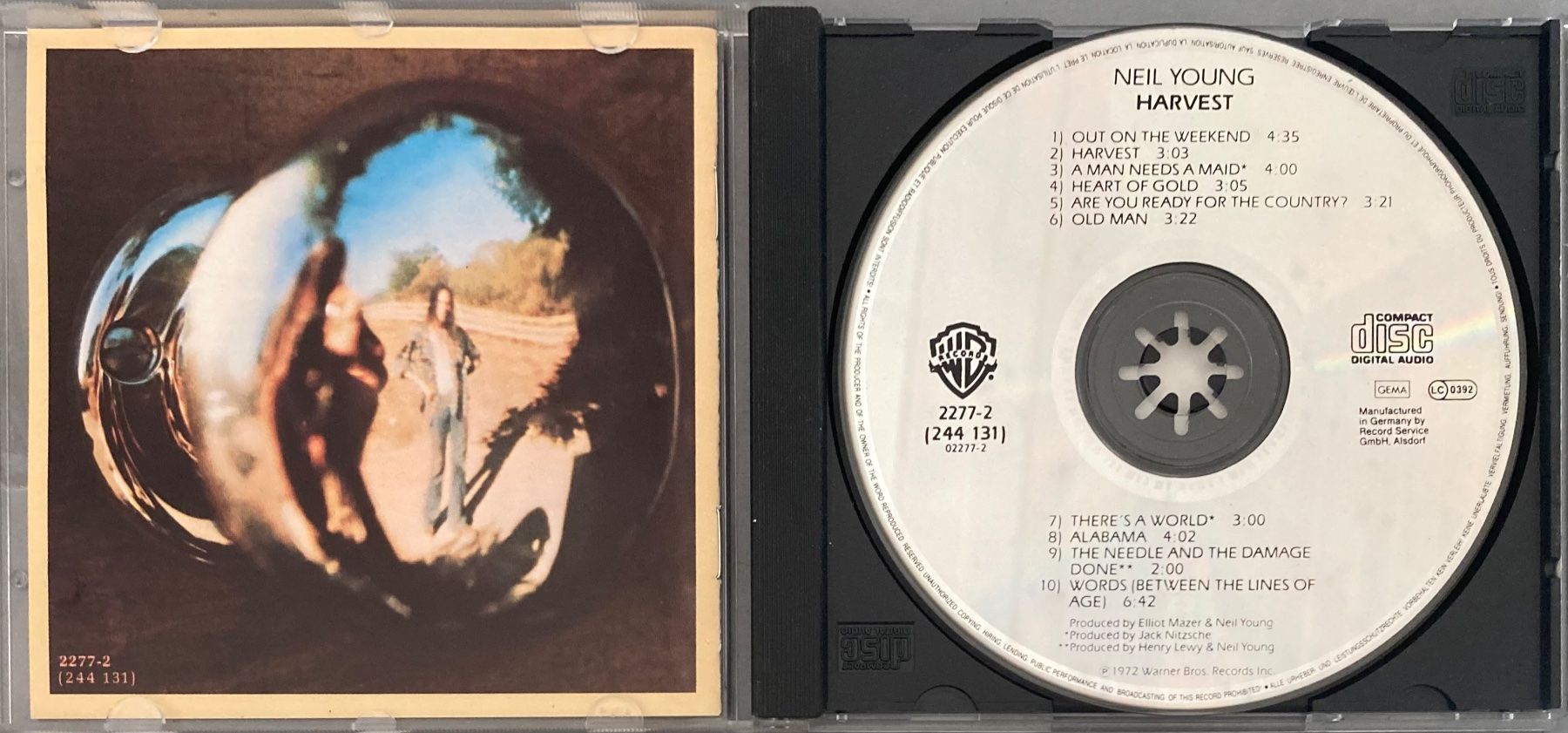 CD: NEIL YOUNG - HARVEST – Usato da Poliez-Pittet venduto da Newtown-Records 2