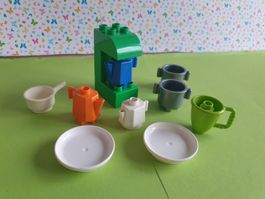 Duplo (X18) Set Küche, Kaffeemaschine, Töpfe,...