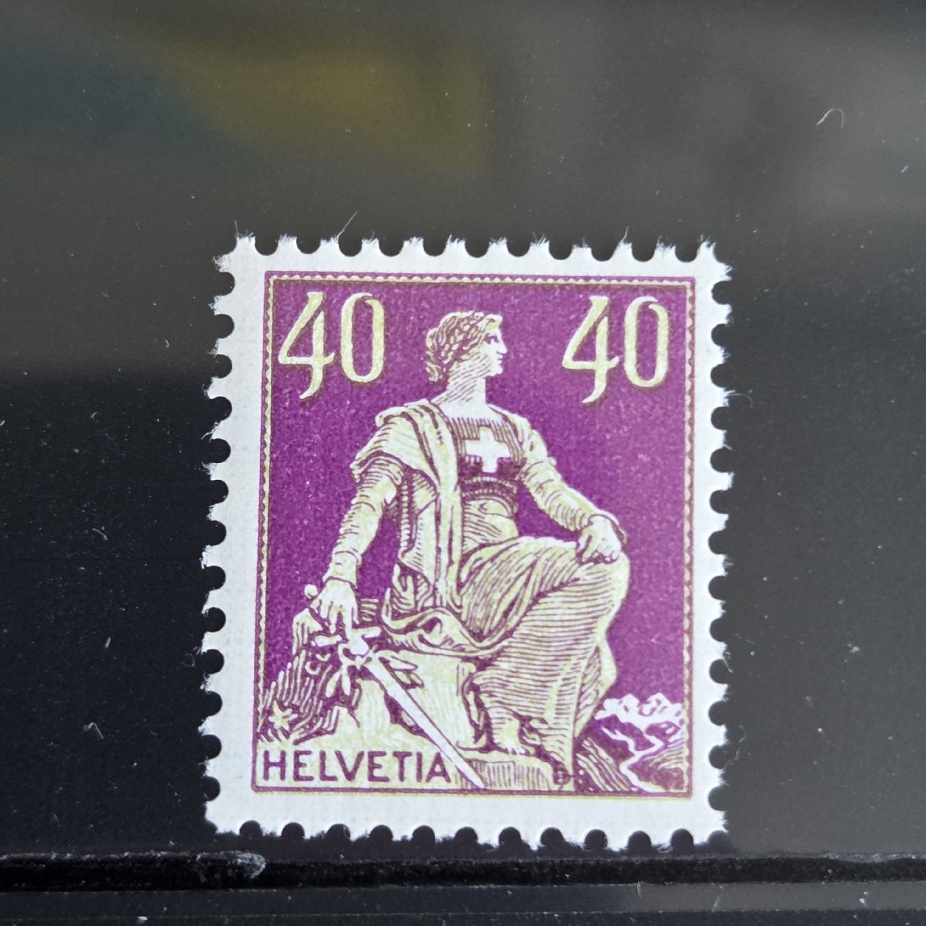 Tous les timbres: Briefmarken Sitzende Helv. mit Schwert..7 Werte 1908-1940 – D'occasion à Stans par Ducati16 3