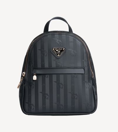 Maison Mollerus Rucksack classic schwarz/gold Original