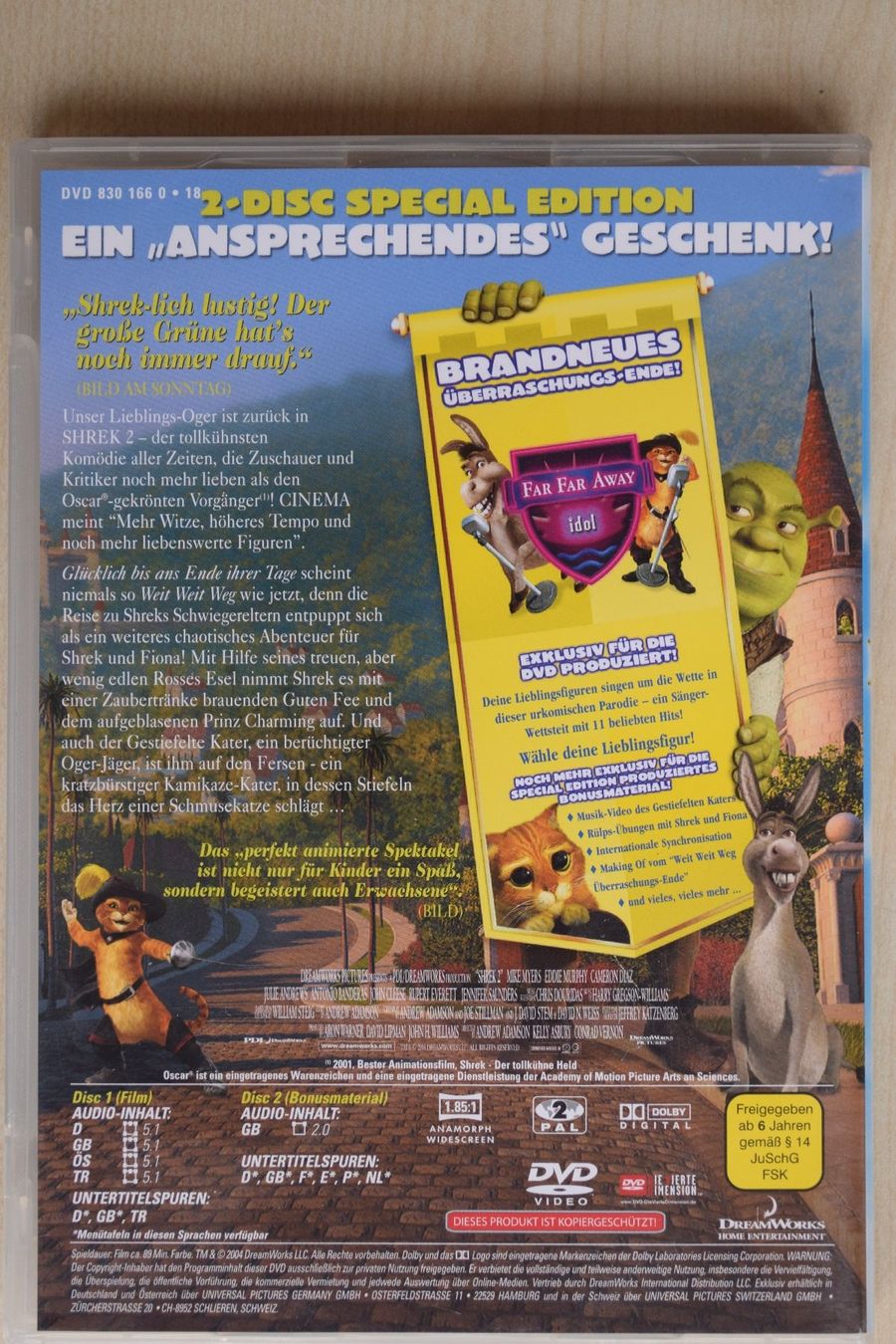 Tutti i DVDs: SHREK 2/WEIT WEIT WEG (206) – Usato da Reutigen venduto da DONDON55 1