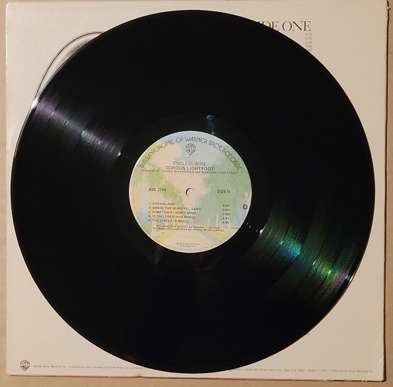 Dischi in vinile: Gordon Lightfoot – Endless Wire – Usato da Zürich venduto da Avd 3