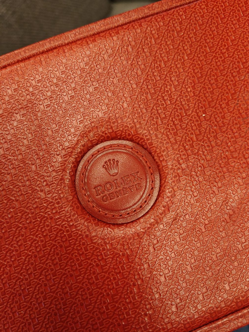 Scatole porta orologi: ROLEX Uhrenbox Original Red Leather Box – Usato da Wangen an der Aare venduto da RetroKontor 4