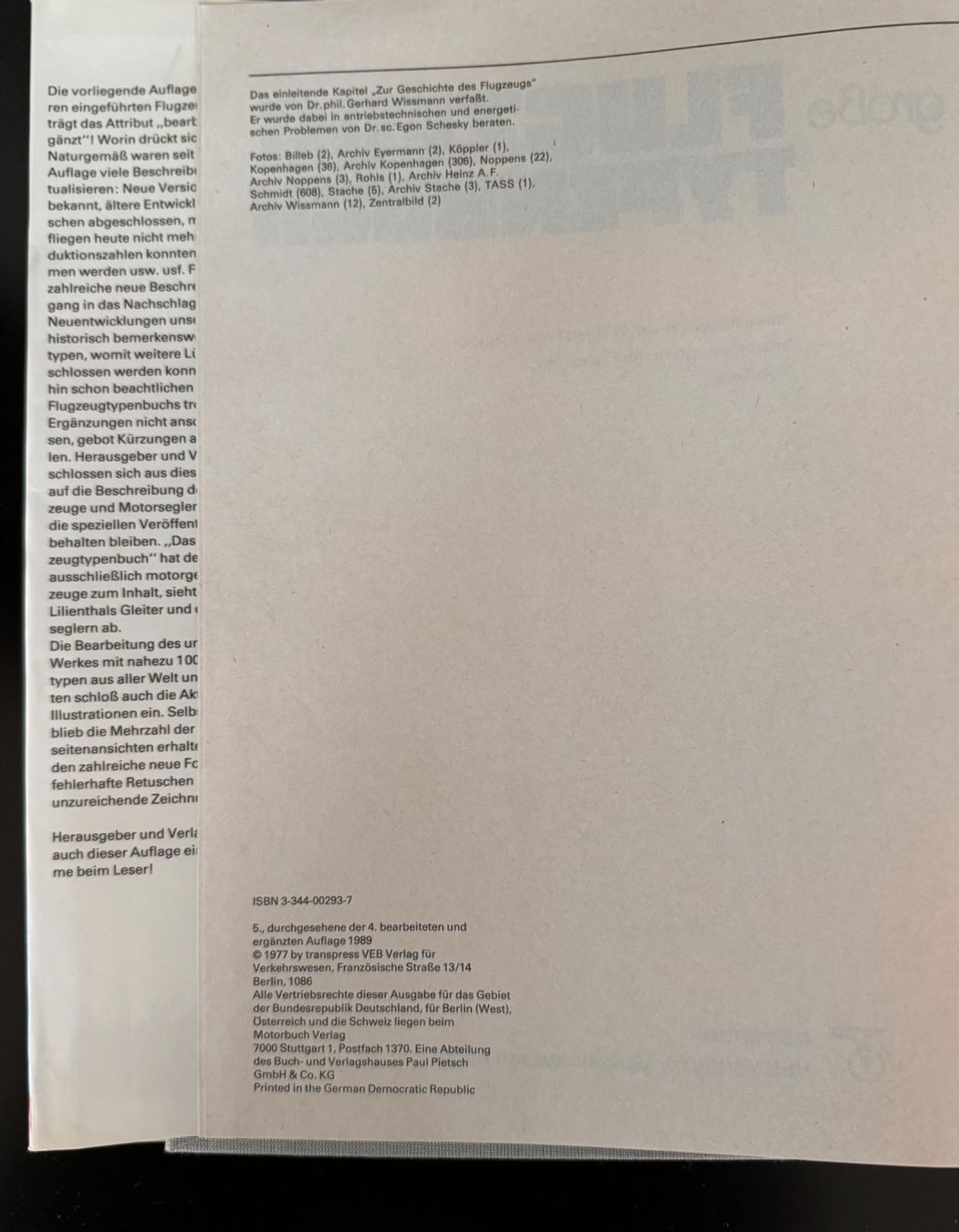 Libri: Buch - Das grosse Flugzeug Typenbuch – Usato da Montlingen venduto da timolino12 1