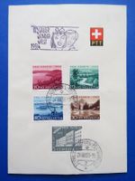 PTT-Böglein mit Pro Patria-Serie 1955 gestempelt