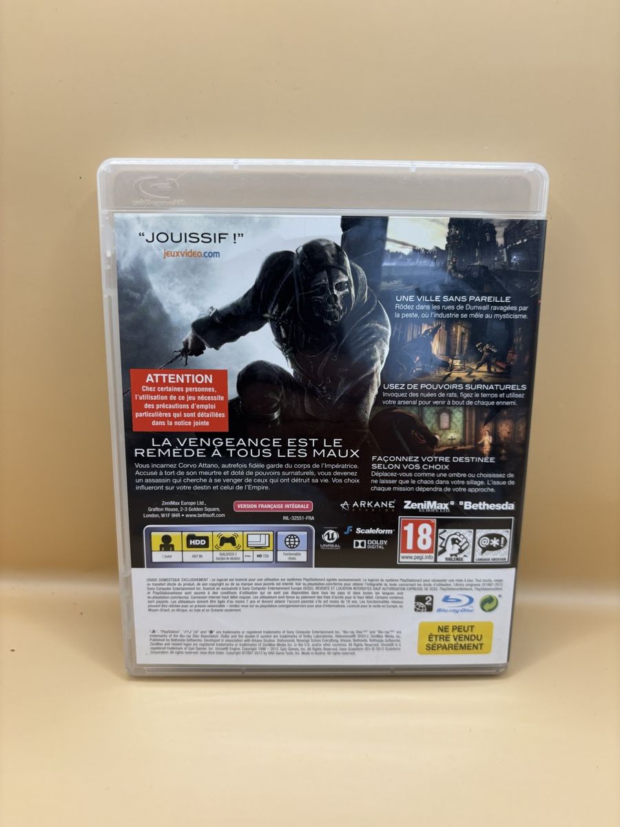 Jeux: Dishonored PS3 – D'occasion à Genève par sho_67qj 1