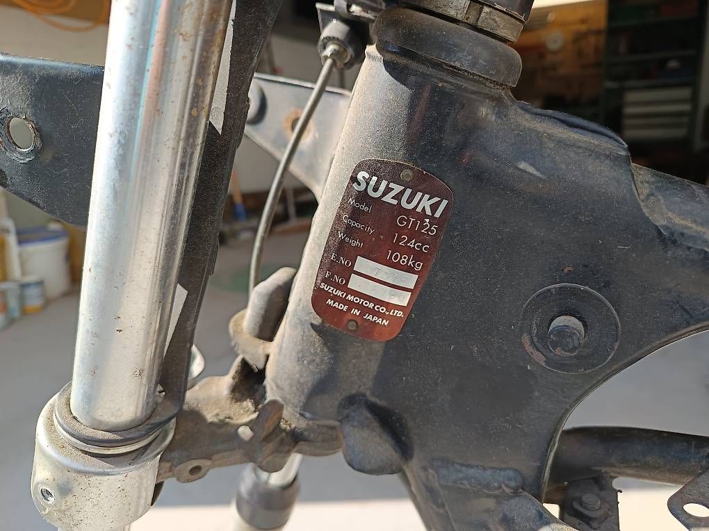 Suzuki Accessori per altri veicoli: Suzuki GT 125 Rahmen Bj. 1978 – Usato da Oberhofen AG venduto da Topstar16