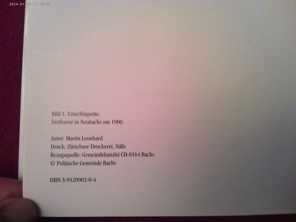Libri: Martin Leonhard: 8164 Bachs -  Geschichte eines Tales – Usato da Volketswil venduto da nemo2000 2