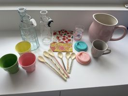 Mynte Krug,Becher & Löffel Rice, Wachstücher, etc.