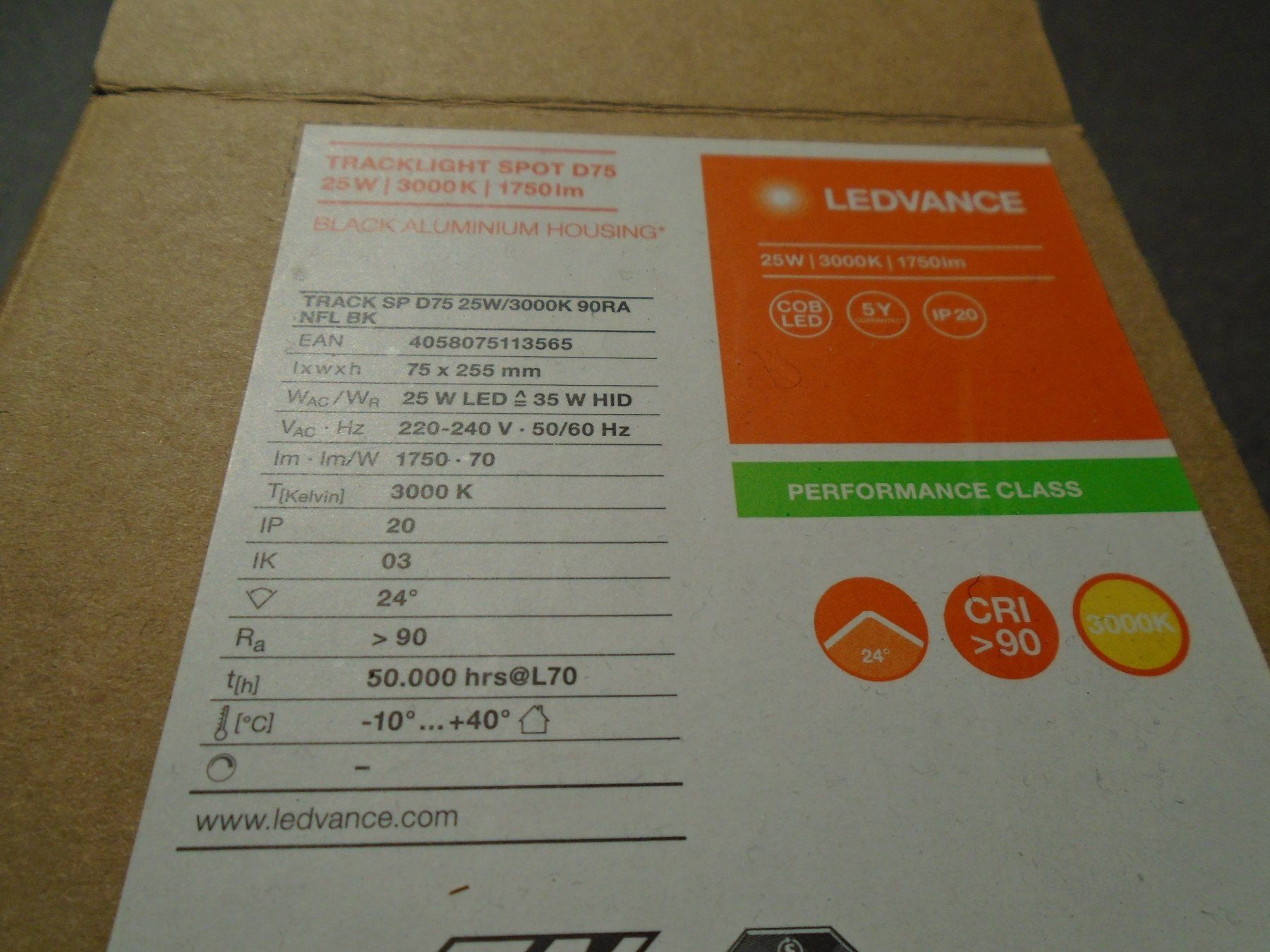 Lampade: Tracklight Spot D75, Ledvance – Nuovo e nell'imballaggio originale da Zürich venduto da Motzkuh 2