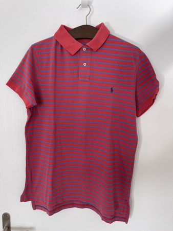Polo Ralph Lauren Poloshirt, gestreift, gr. L, Vintage , y2k