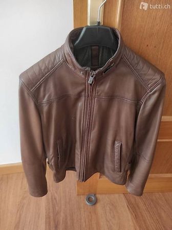 Massimo Dutti Lederjacke in taupe - wie neu - NP 399